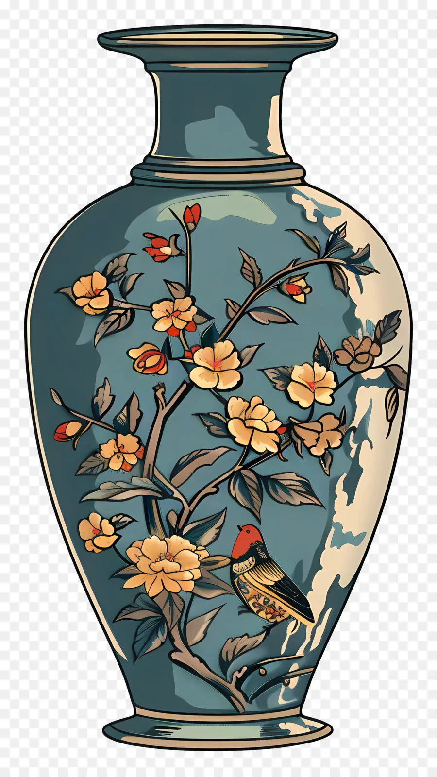Vase Antique，Vase Orné PNG