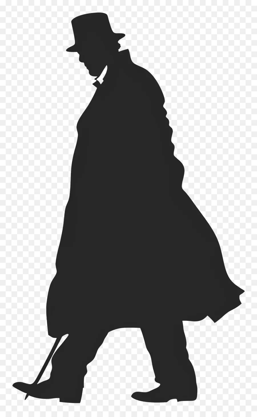 Silhouette De Sherlock Holmes，Silhouette PNG