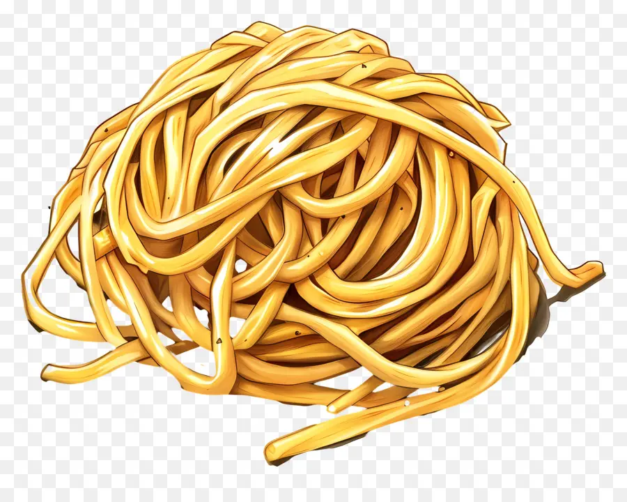 Les Pâtes，Spaghetti Métallique PNG