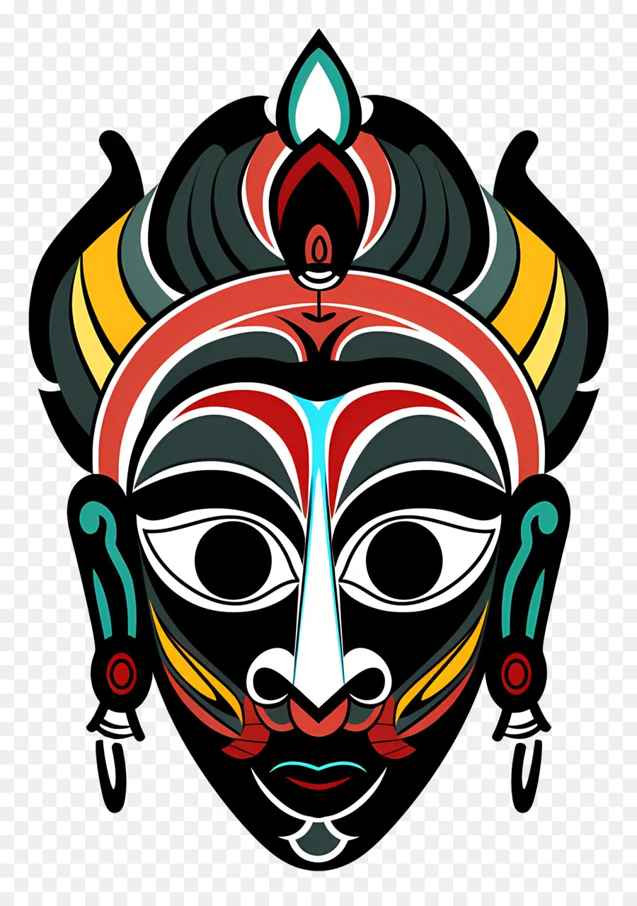 Masque Culturel，Déesse Hindoue PNG