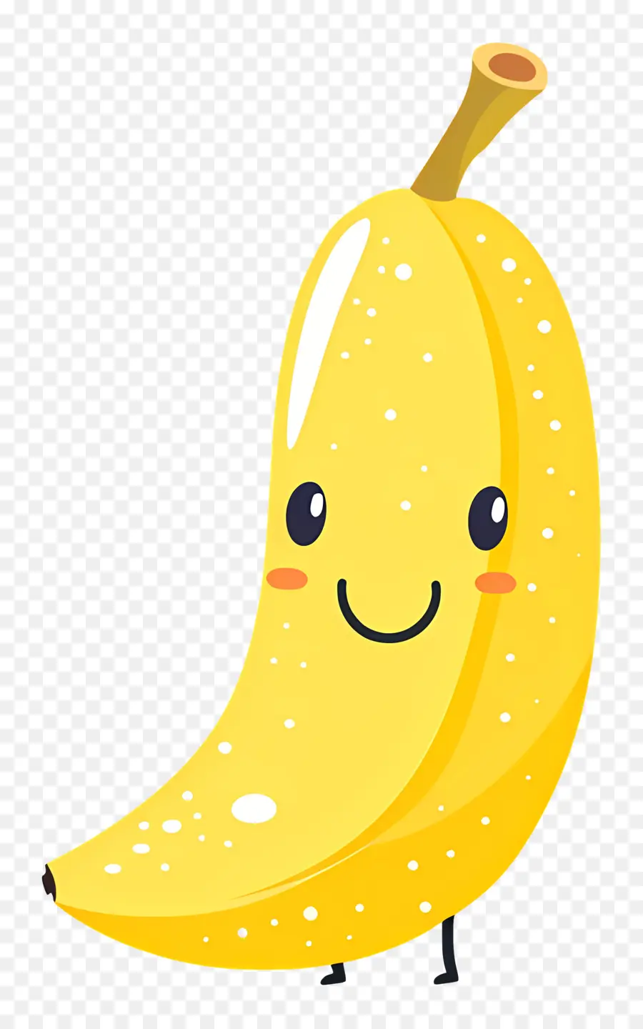 Mignon Banane，Banane Souriante PNG