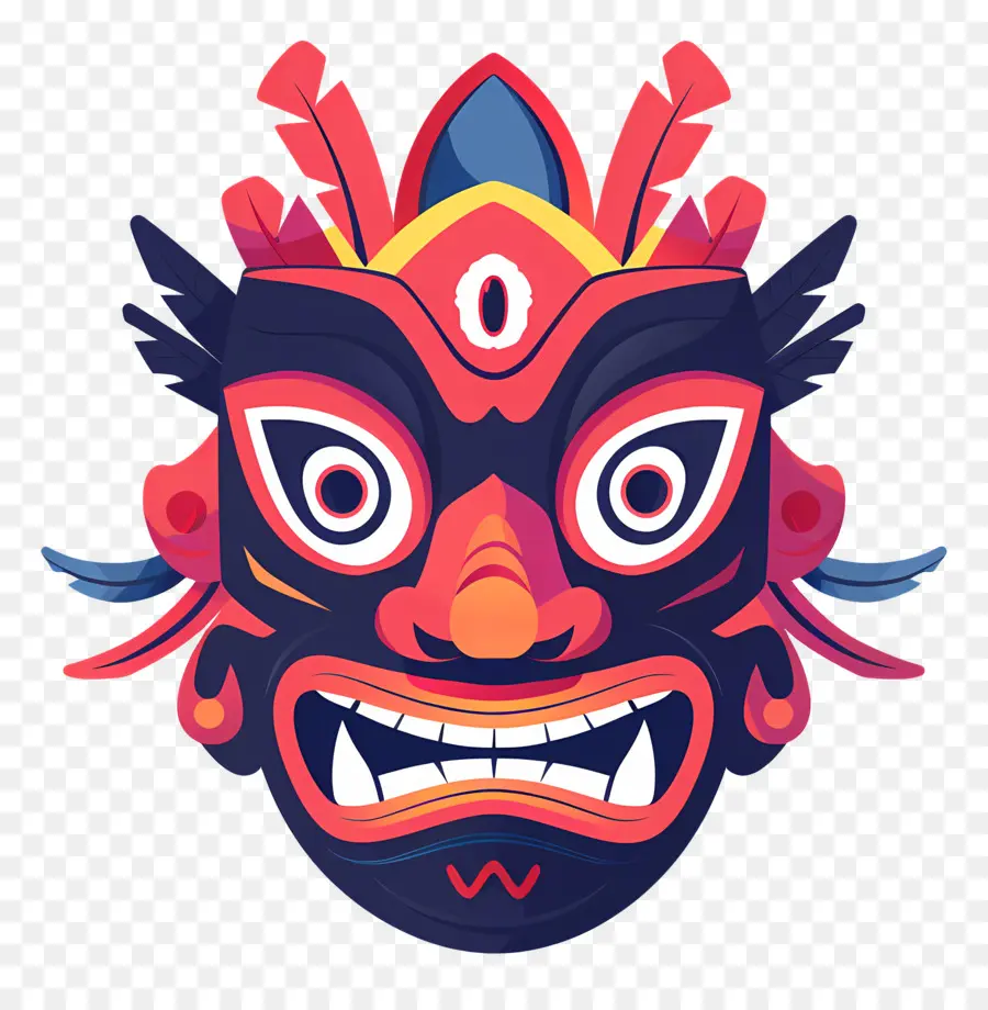 Masque Culturel，Masque De L'esprit Maléfique PNG