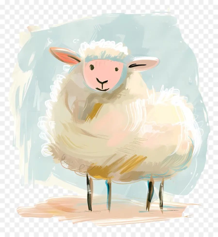 Les Moutons，Peinture PNG