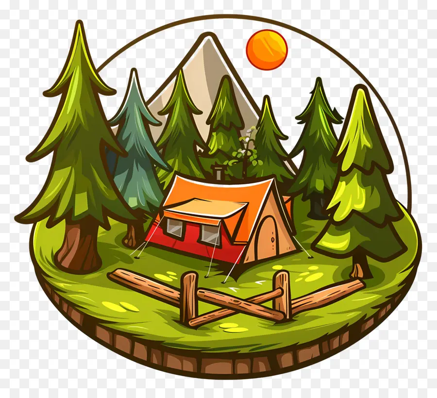 Du Terrain De Camping，Camping PNG