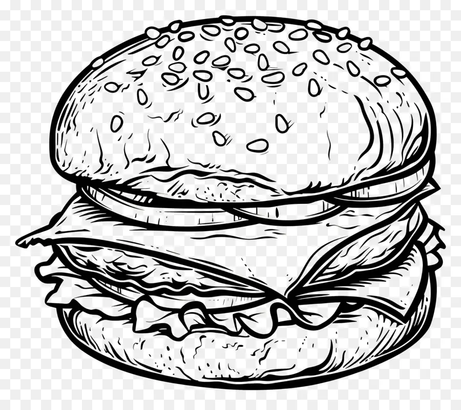 Burger，Hamburger PNG