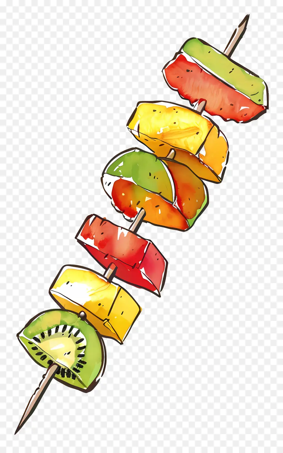 Brochette De Fruits，Collation PNG