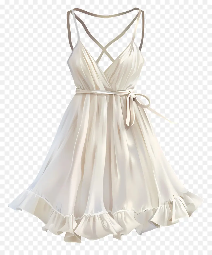 Robe D'été，Robe Blanche PNG