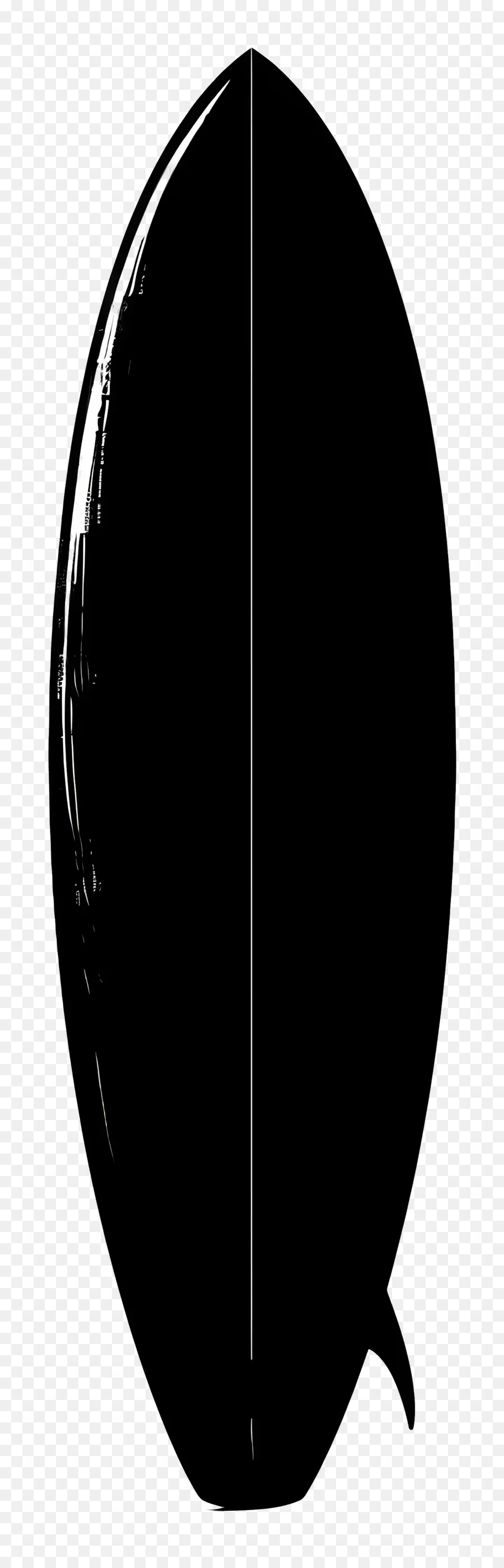 Silhouette De Planche De Surf，Planche De Surf Noire PNG