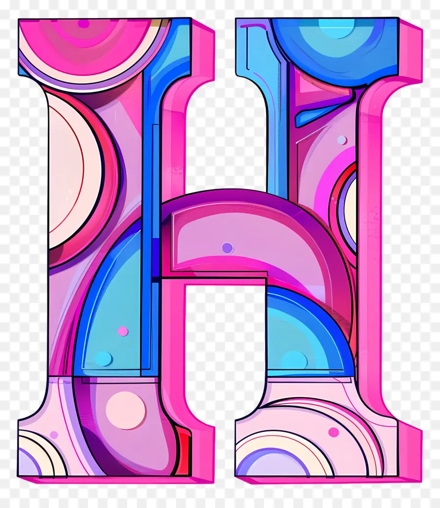 Lettre H，Typographie PNG