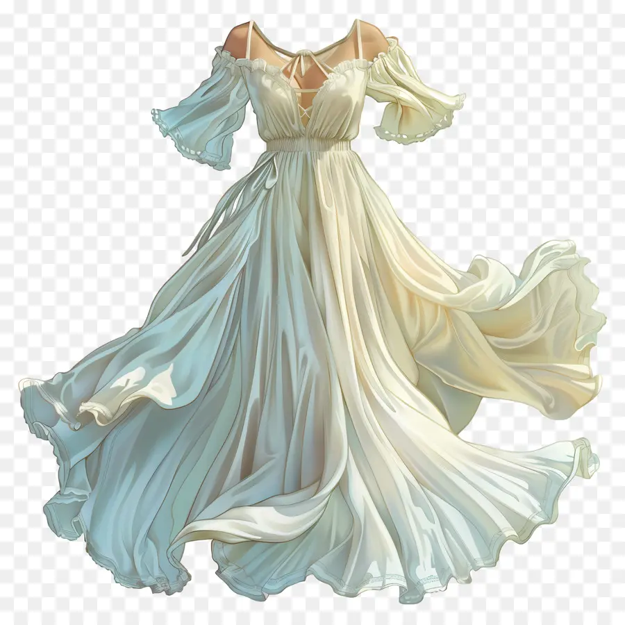 Robe D'été，Robe Fluide PNG