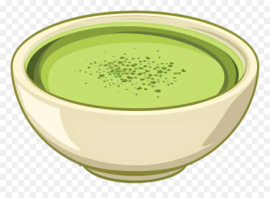 Thé Matcha，Soupe Verte PNG