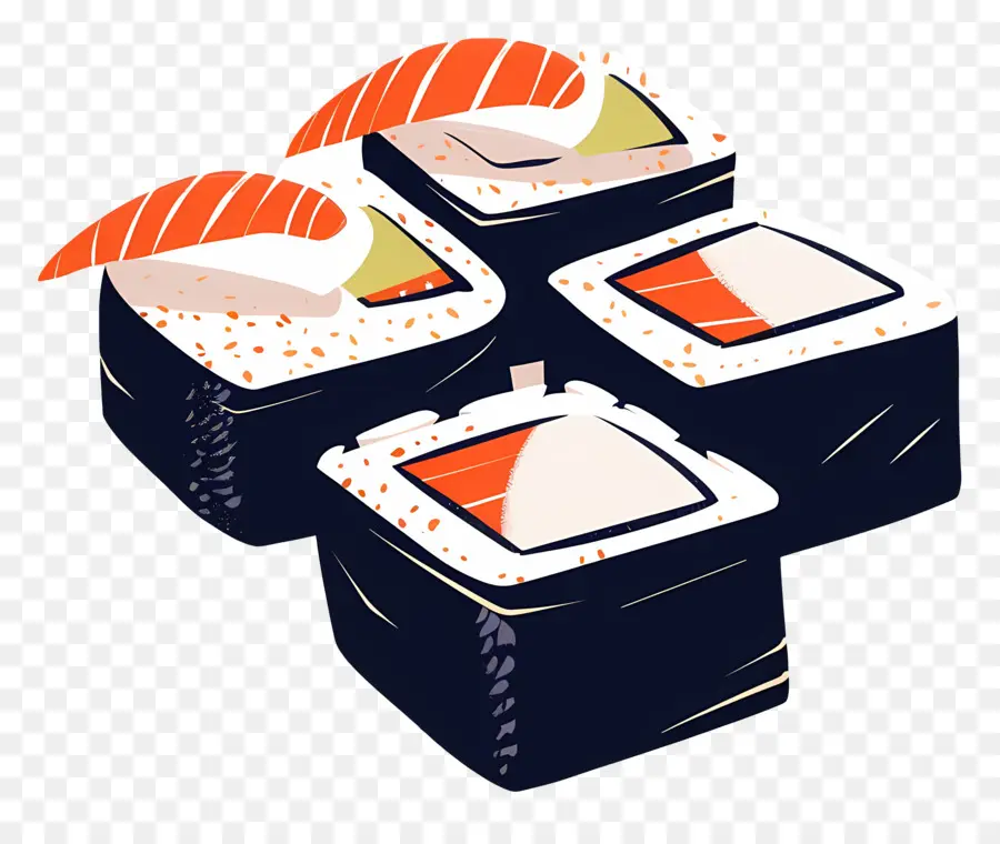 Sushis，Rouleaux PNG