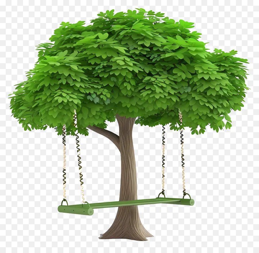 L'été，Arbre à Swing PNG