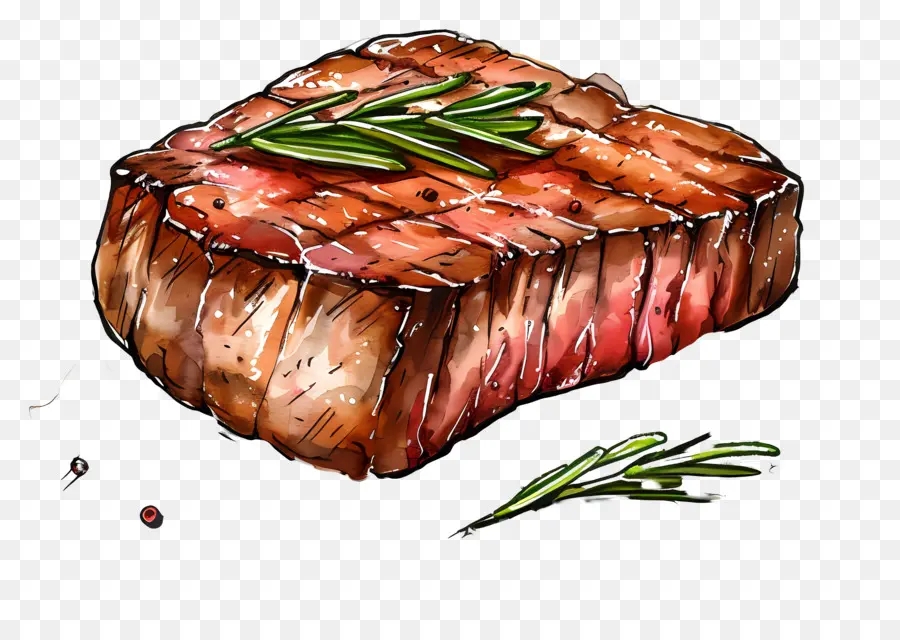 Steak，Boeuf Grillé PNG