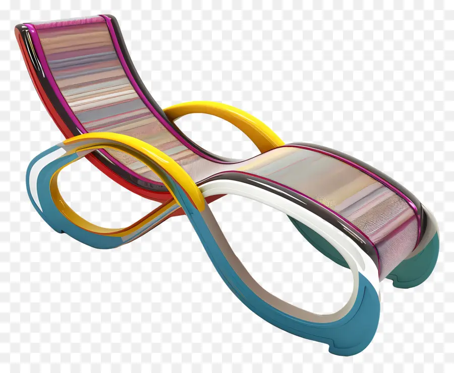 Chaise Longue，Chaise Colorée PNG