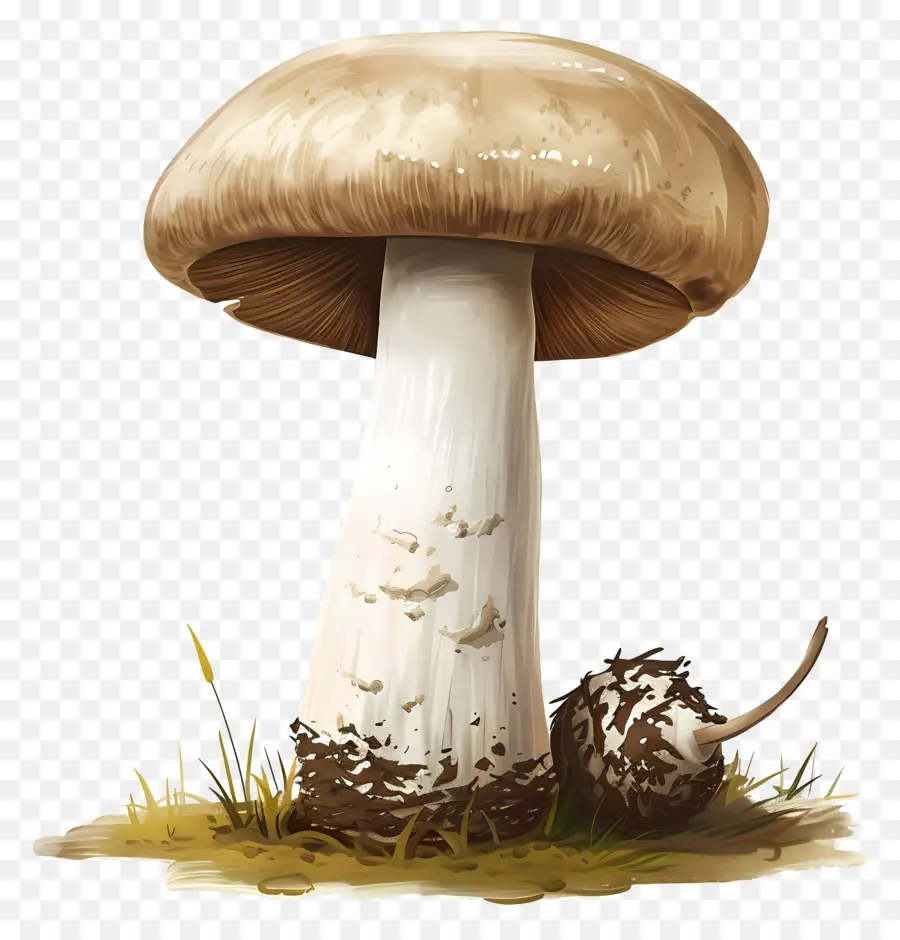 Bouton Champignon，Champignons PNG