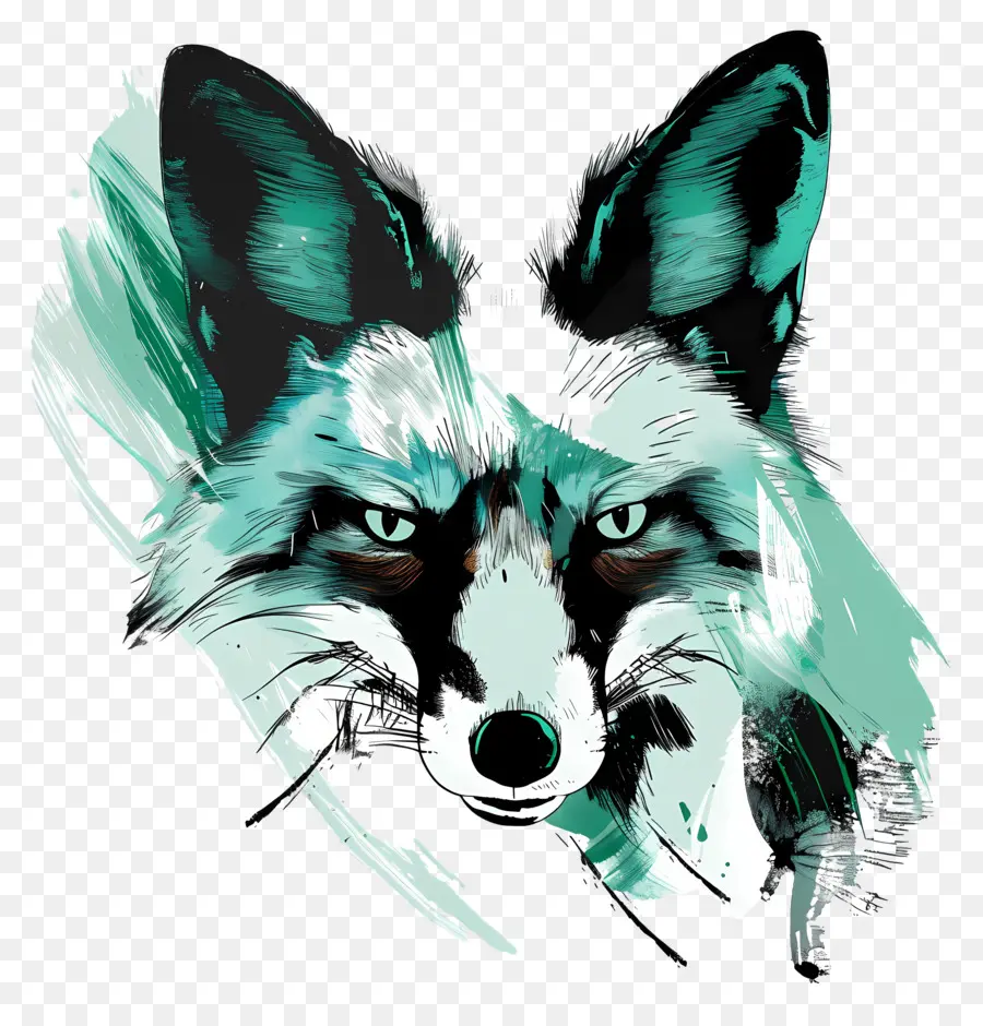 Fox，Peinture PNG