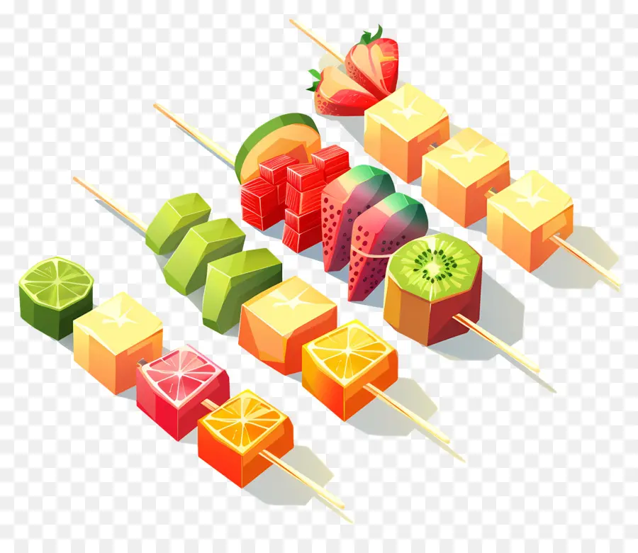 Brochette De Fruits，Brochettes De Fruits PNG