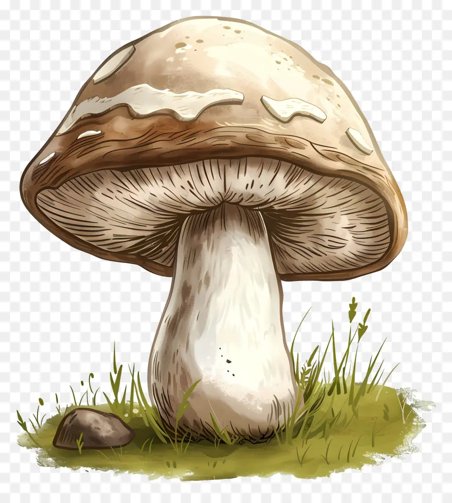 Bouton Champignon，Champignons PNG