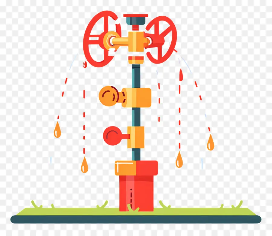 Arroseur D'eau，Plate Forme Pétrolière PNG