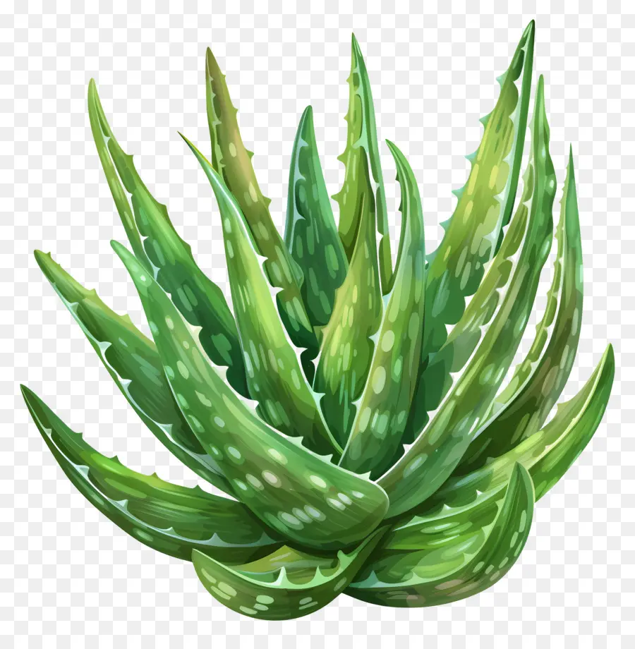 L'Aloe Vera，Plante Verte PNG