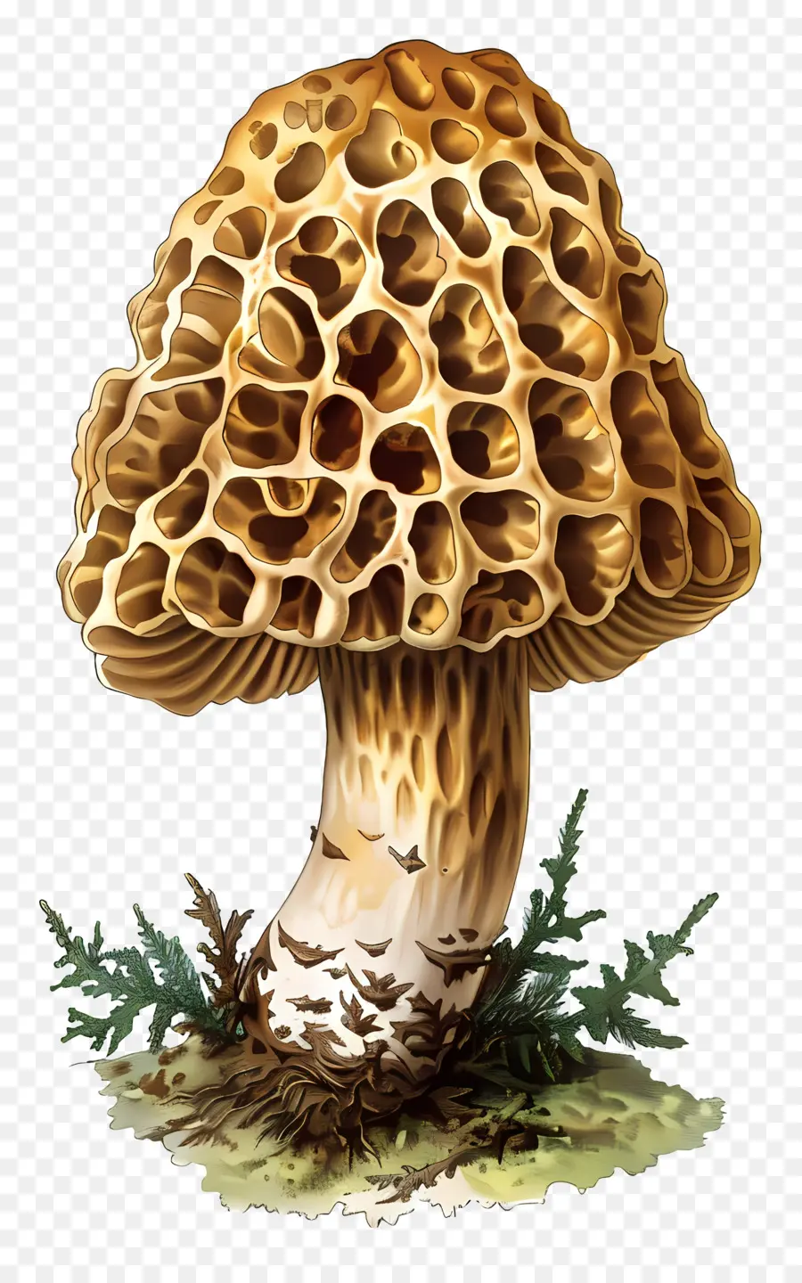 Morille，Champignons PNG