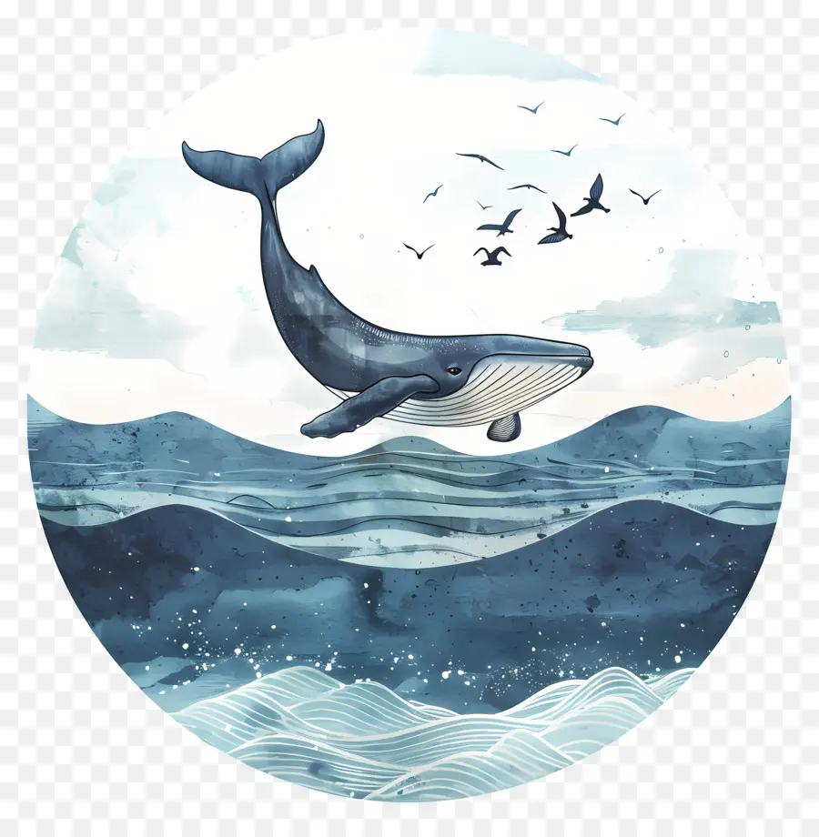 Observation Des Baleines，Baleine PNG