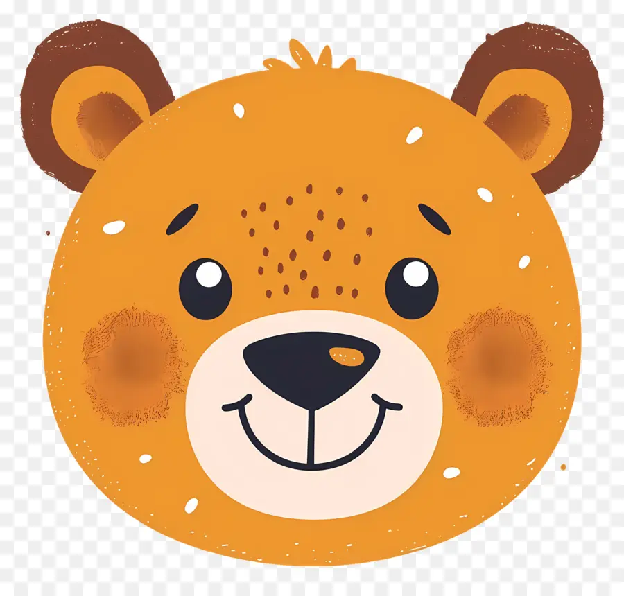 Face D'ours Mignon，Ours PNG