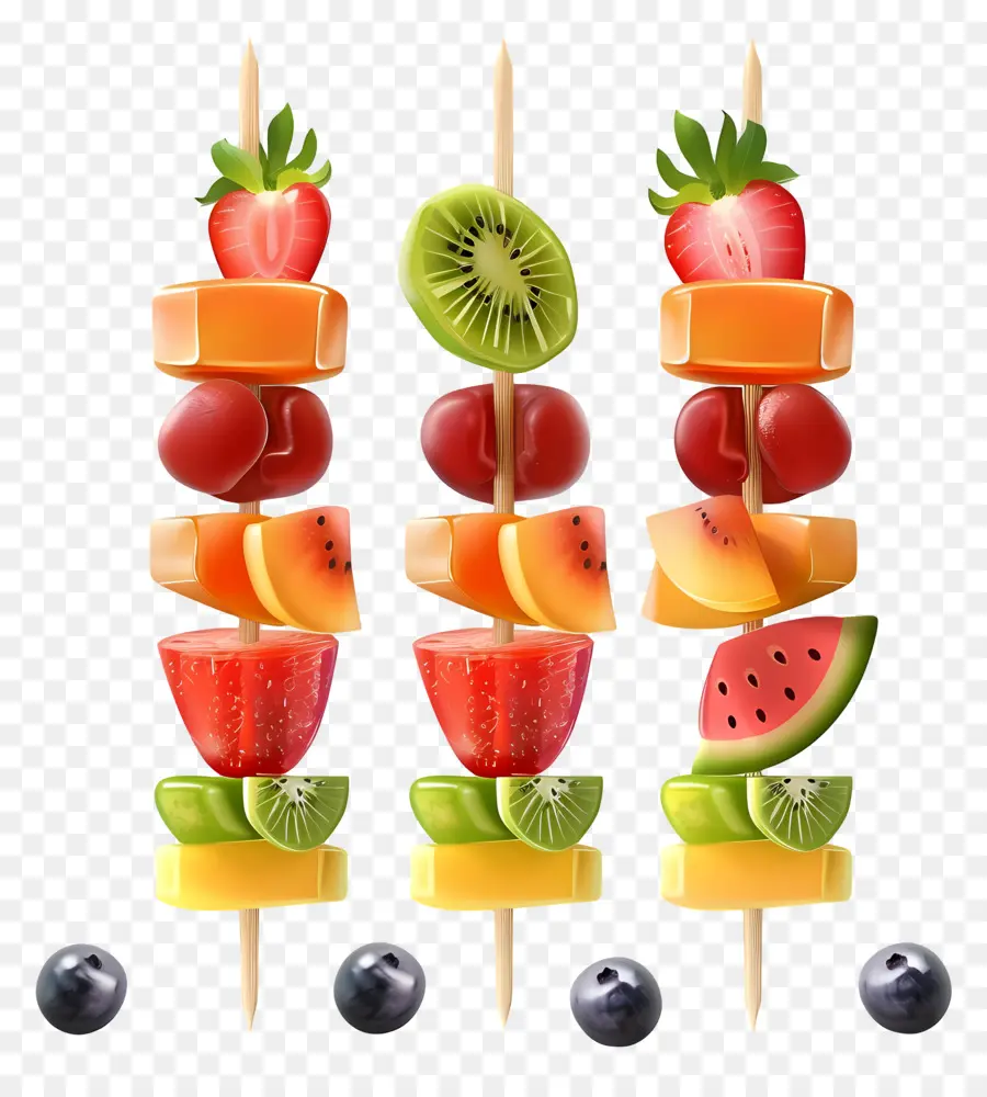 Brochette De Fruits，Brochettes De Fruits PNG