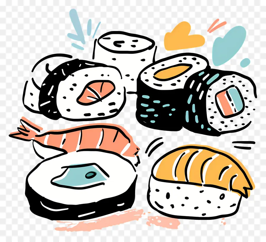 Sushi，L'Avocat De Sushi PNG