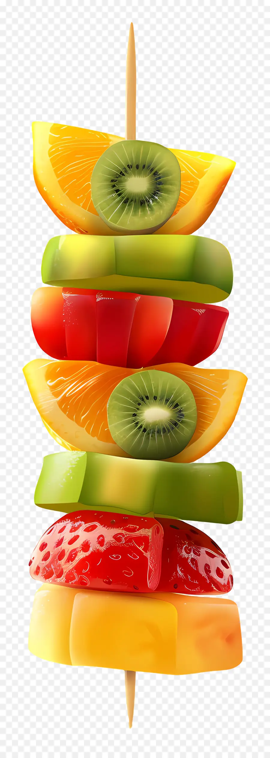 Brochette De Fruits，Kiwi PNG