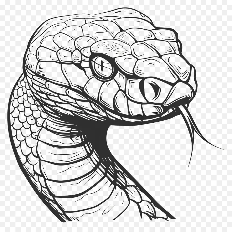 Serpent，Une Tête De Serpent PNG