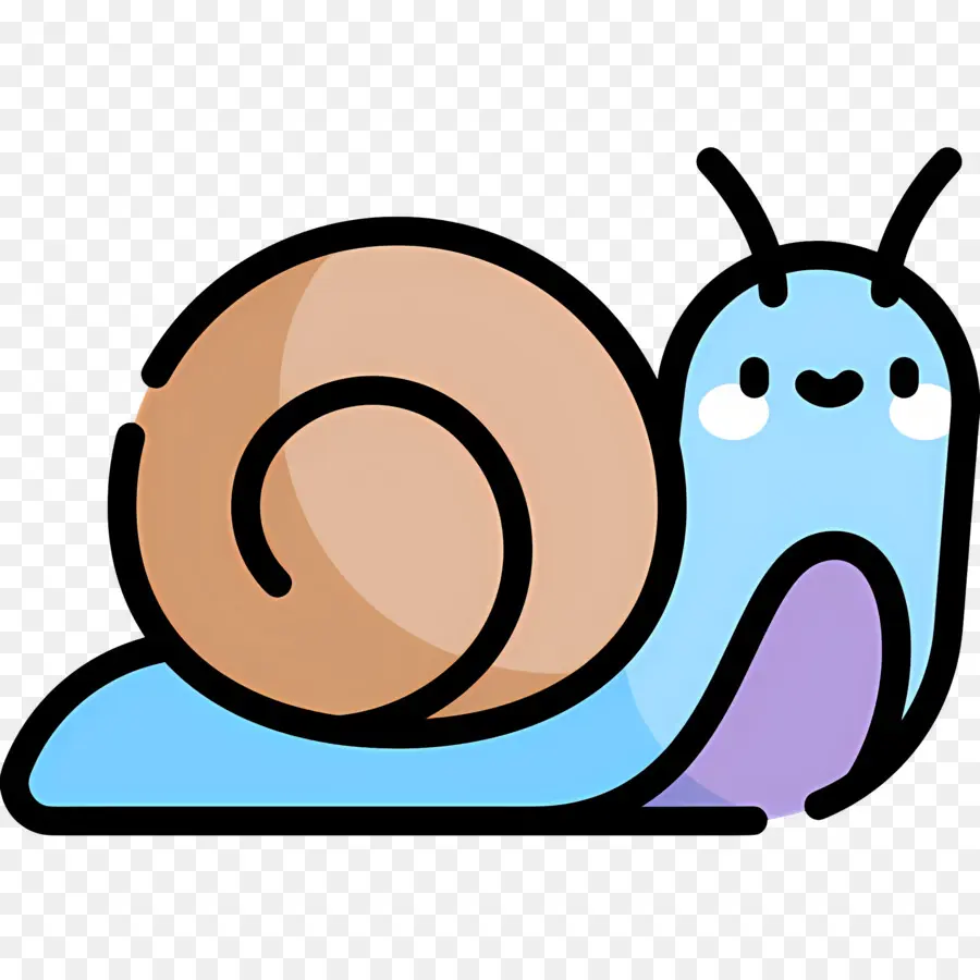 Escargot，Escargot De Dessin Animé Mignon PNG