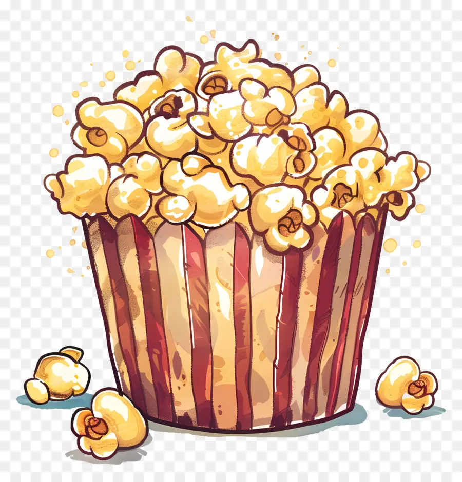 Pop Corn，Tasse De Papier PNG