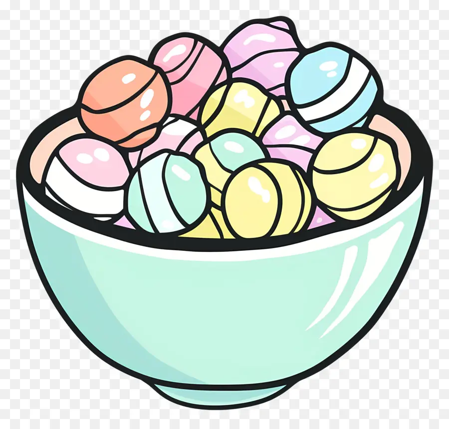 Bol De Bonbons，Coloré PNG