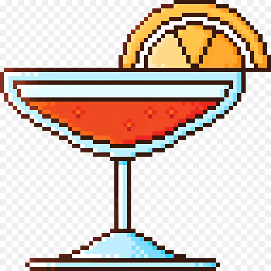 Cocktail，Le Pixel Art PNG