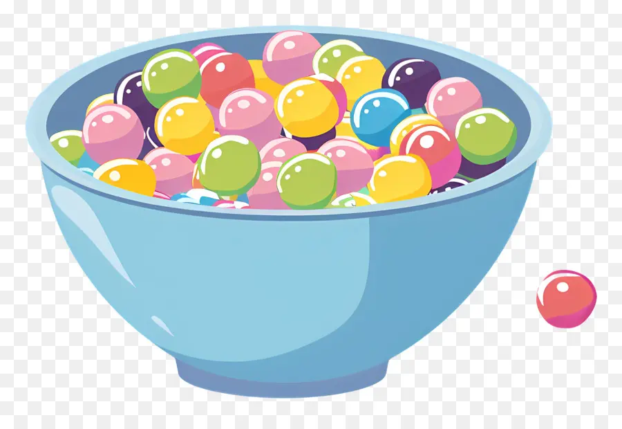 Bol De Bonbons，Boules Colorées PNG