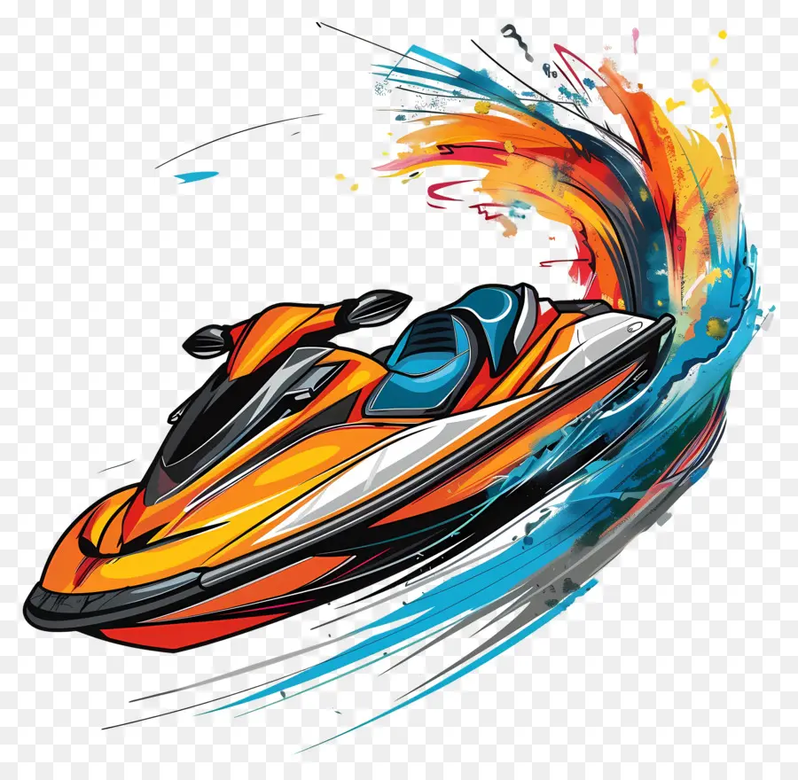 Jet Ski，Eau PNG