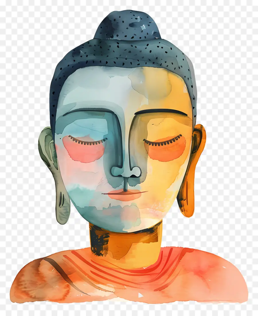 Portrait De Bouddha，Bouddha PNG