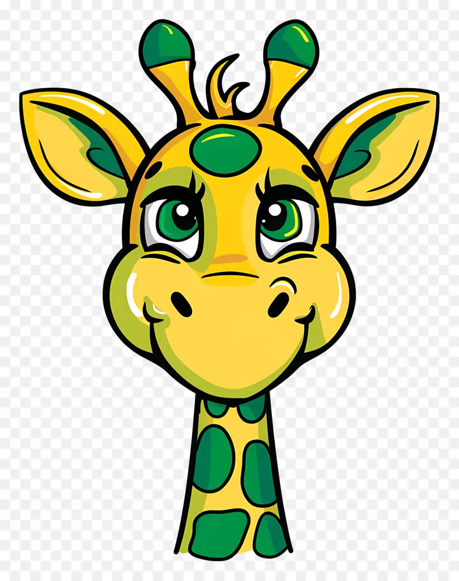 Visage Mignon De Girafe，Girafe Mignonne PNG