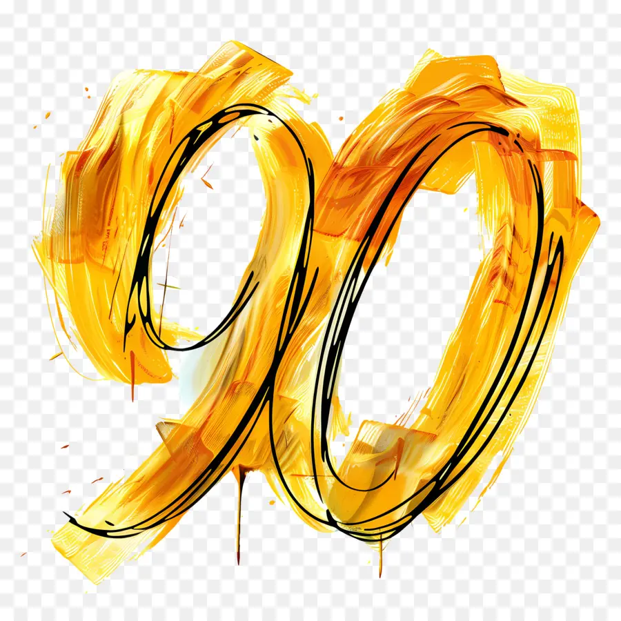 Numéro 90，Logo D'anniversaire PNG