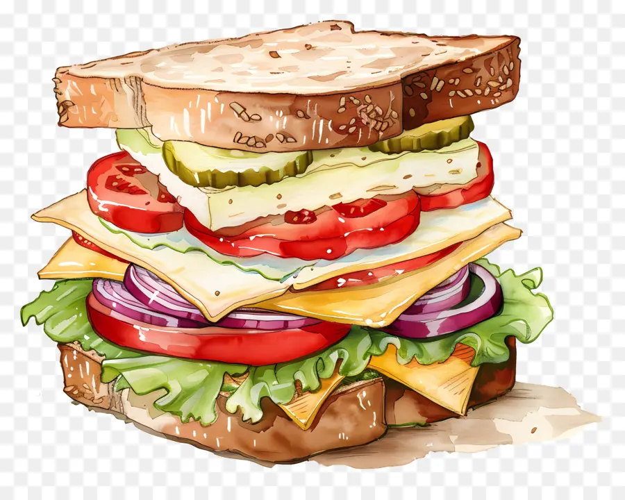 Sandwich，Laitue PNG