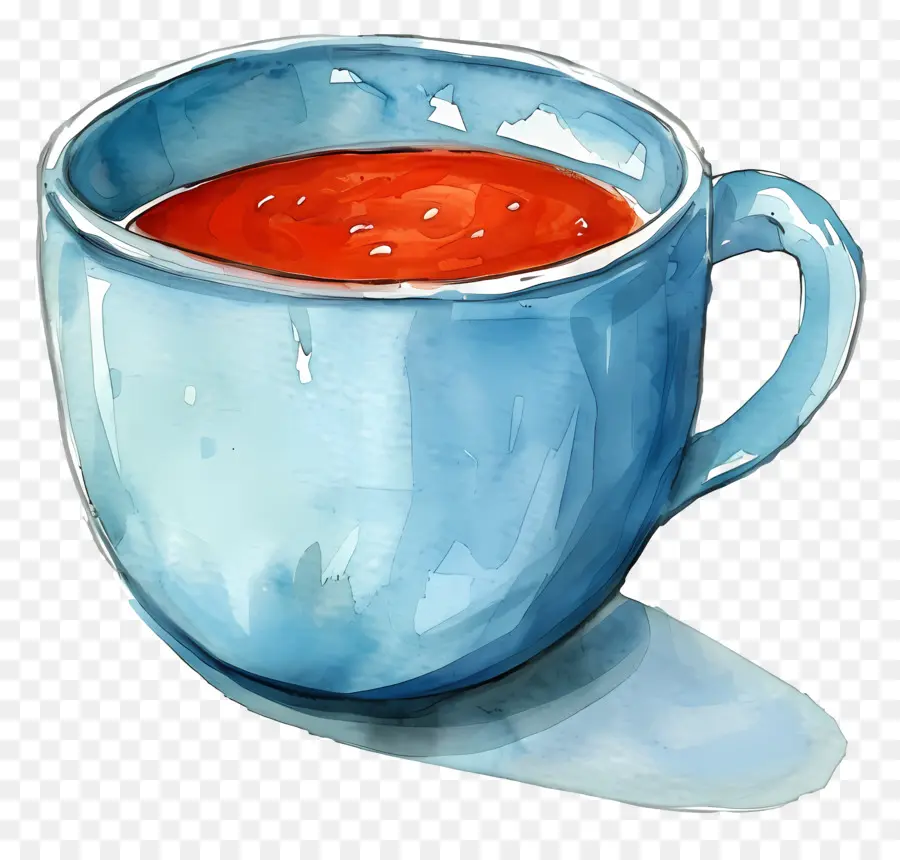 Ketchup，Tasse Bleue PNG