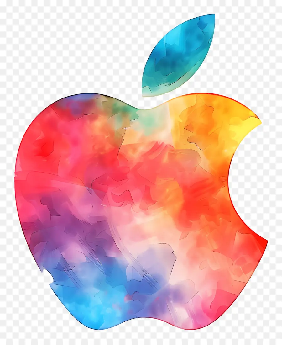 Logo Apple，Aquarelle PNG