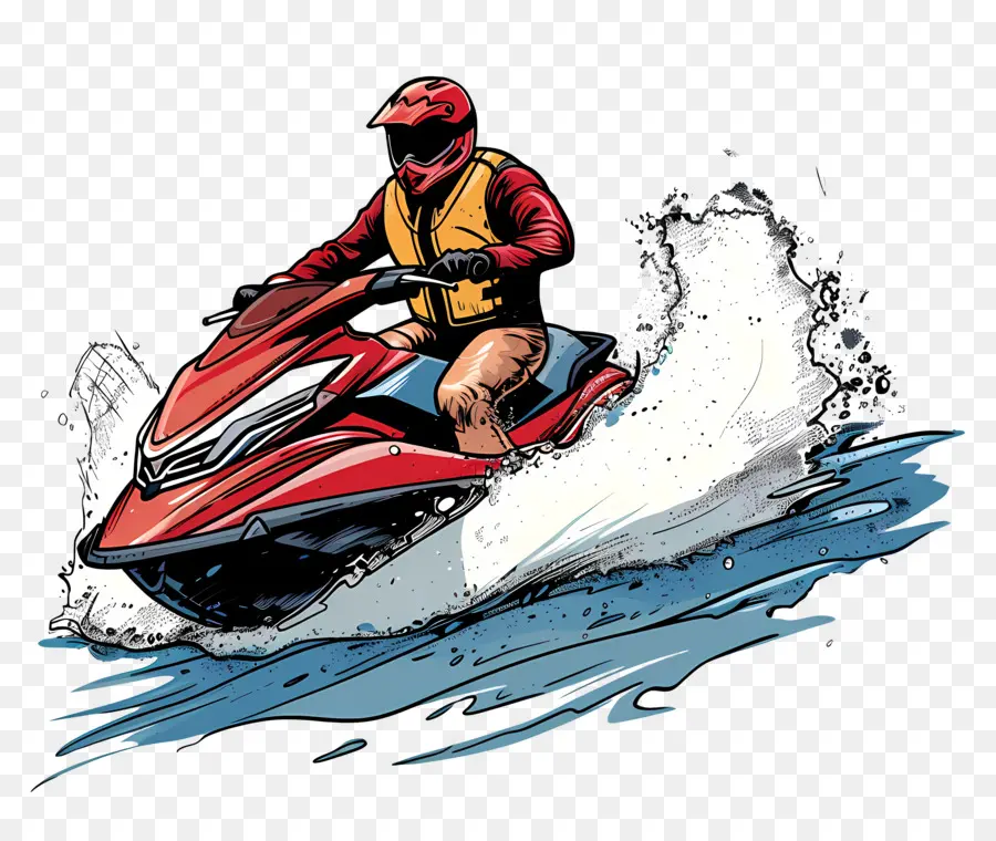 Jet Ski，Personne Sur Jet Ski PNG