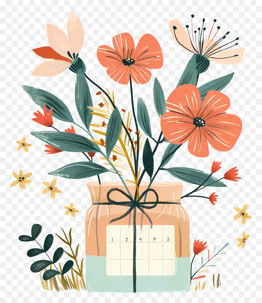 Cadeau，Bouquet De Fleurs PNG