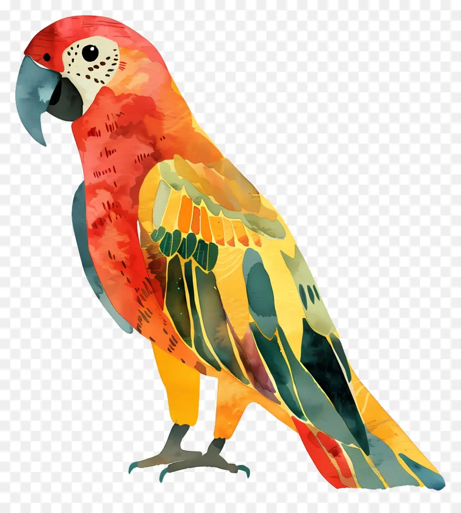 Perroquet，Coloré PNG