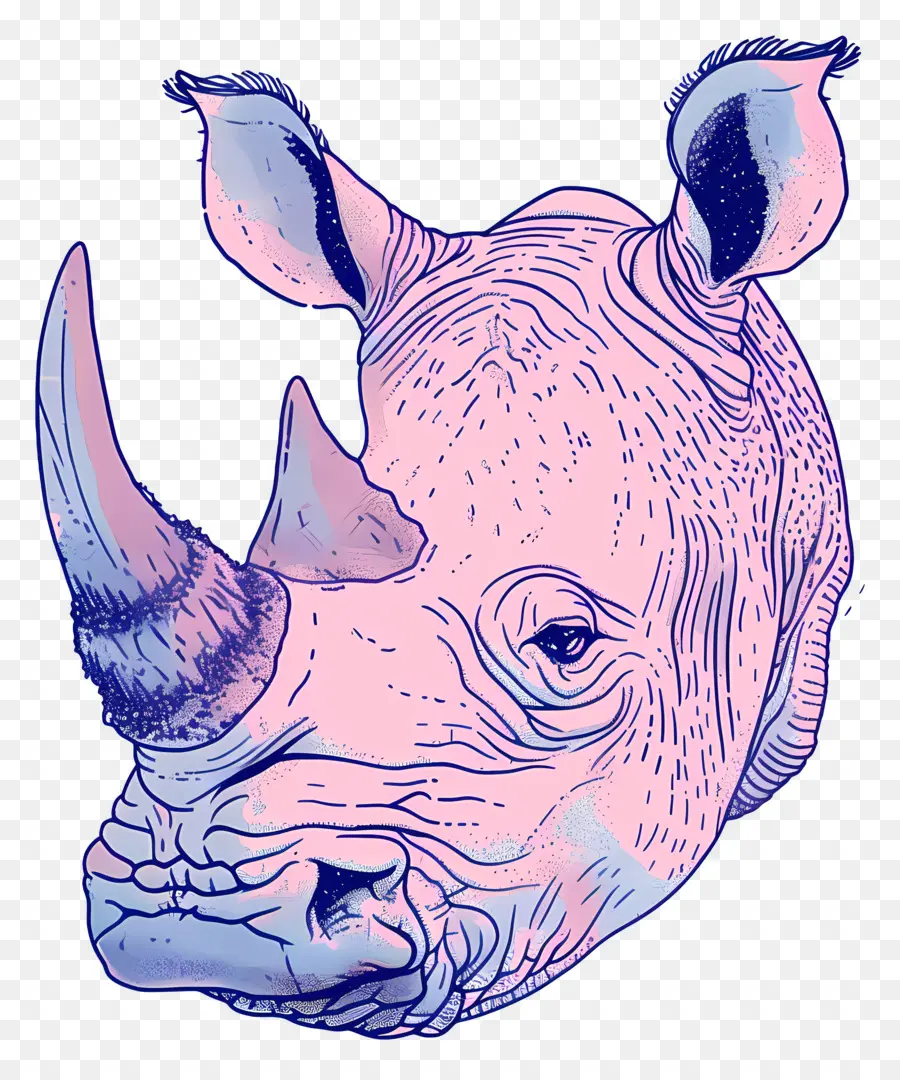 Rhino Tête，Rhino PNG