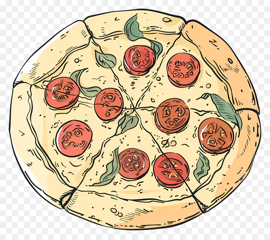 Pizza，Tomate PNG