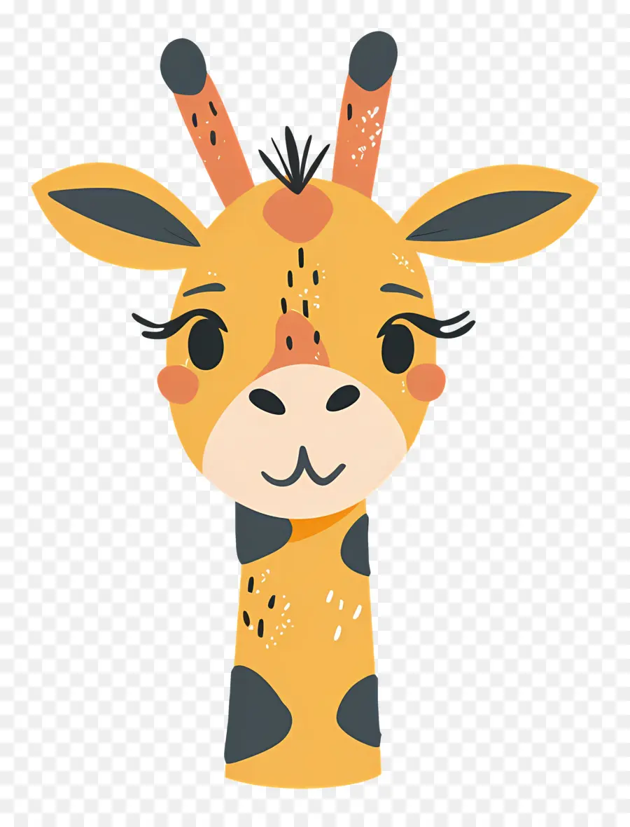 Visage De Girafe Mignon，Girafe PNG